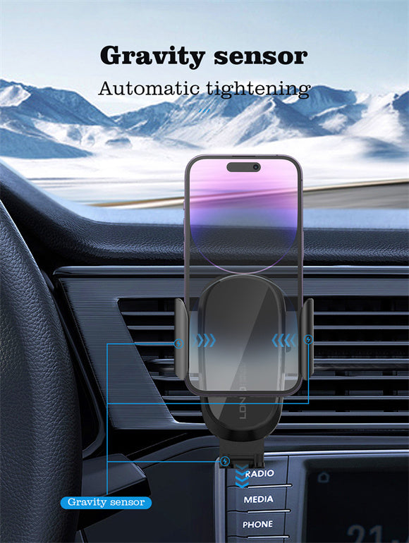 LDNIO Wireless Charging Car Phone Holder LDNIO Wireless Charging Car Phone Holder